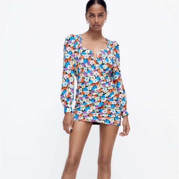 Zara Dresses Zara Floral Print Dress Poshmark
